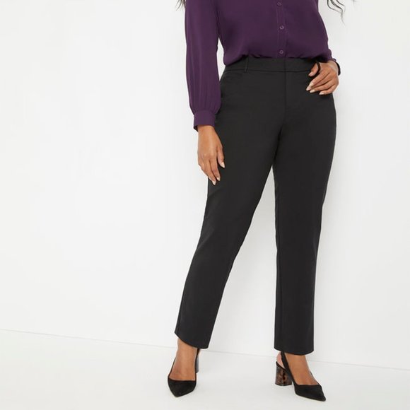 Eloquii Kady Fit Double Weave Pants- Regular - Picture 1 of 3